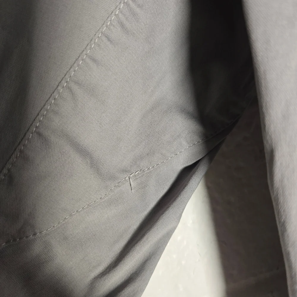 Lululemon Commission Pant Mens 38 Grey Slim Fit Chino Trousers Tech Canvas Work